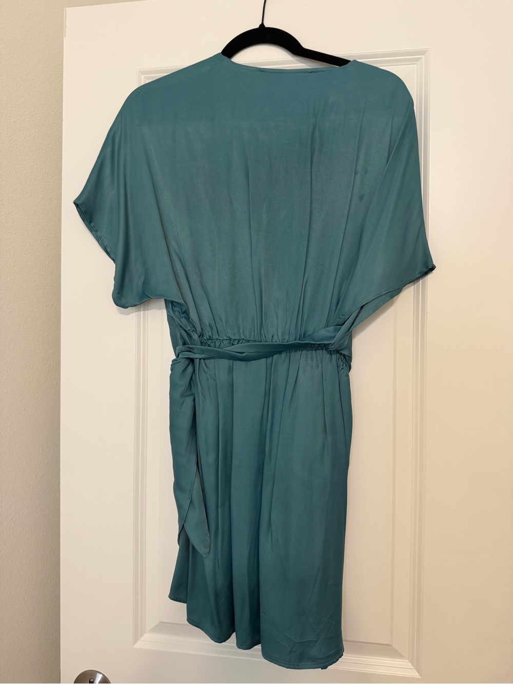 Zara Teal Wrap Dress - Women